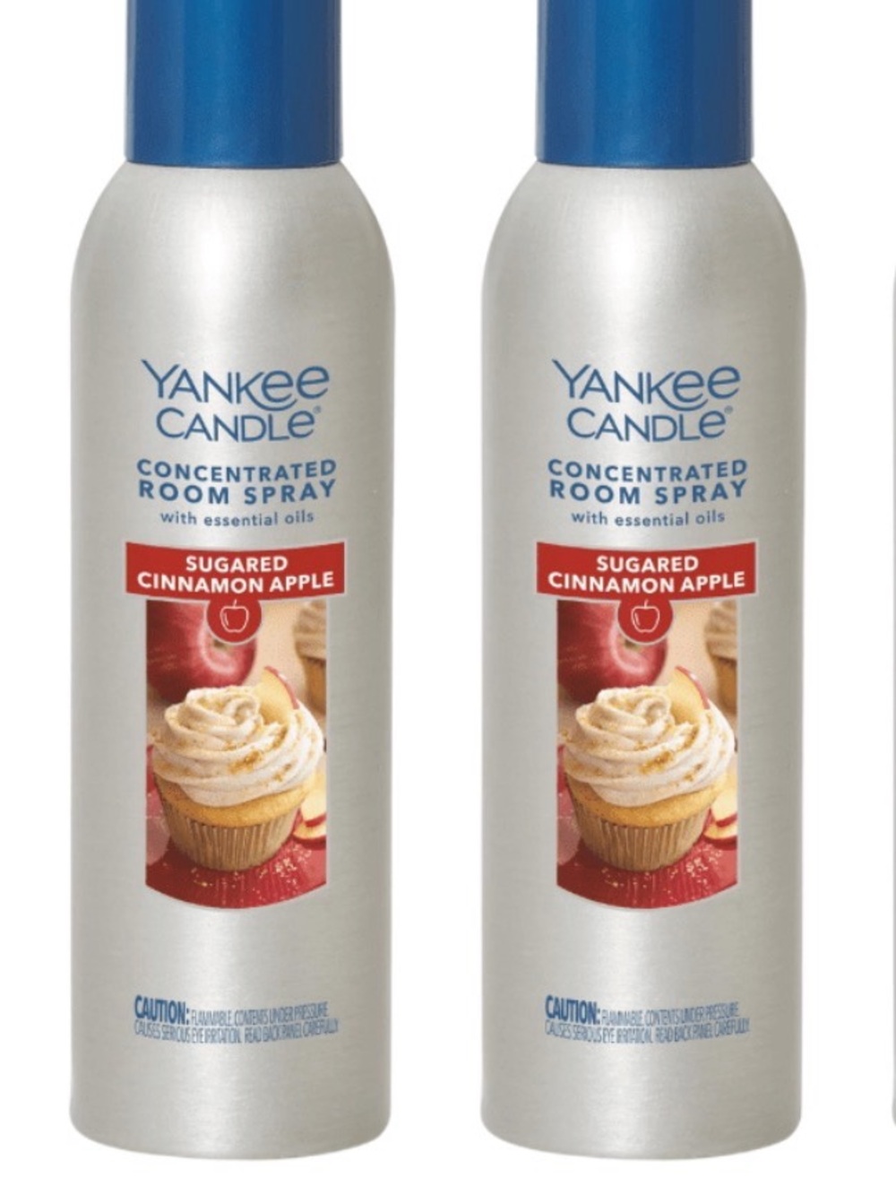 Yankee Candle Sugared Cinnamon Apple Concentrated Room Spray (2 pack)